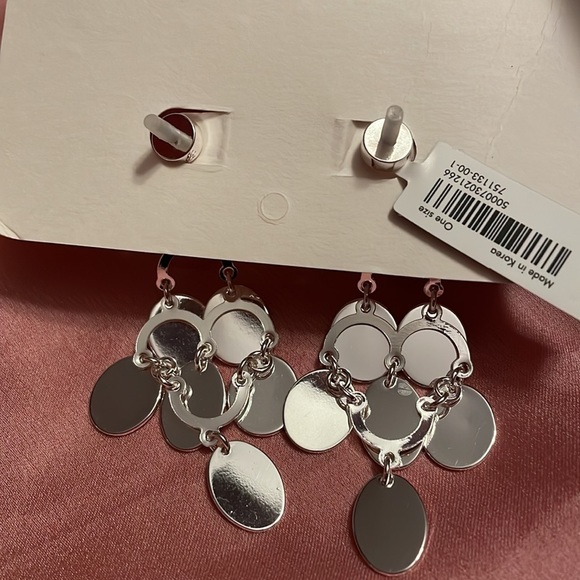 New! Banana Republic Silver tone chandelier earrings - Picture 13 of 13